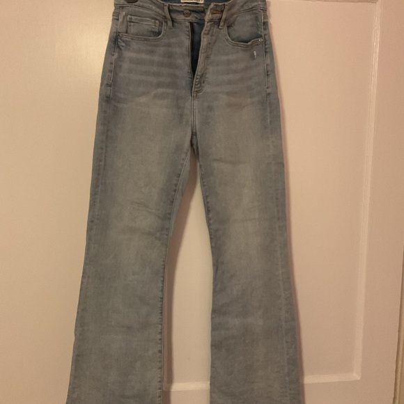 Loft Light Blue Distressed Women's Jeans - Picture 1 of 9